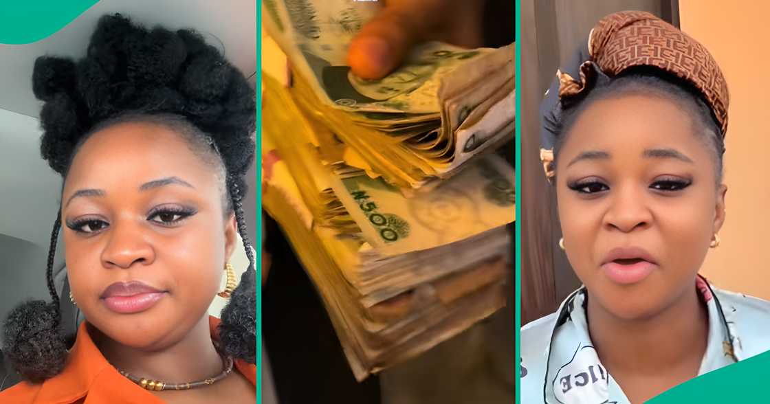 Lady saves her NYSC allowance for one year. Lady saves her NYSC allowance for one year.