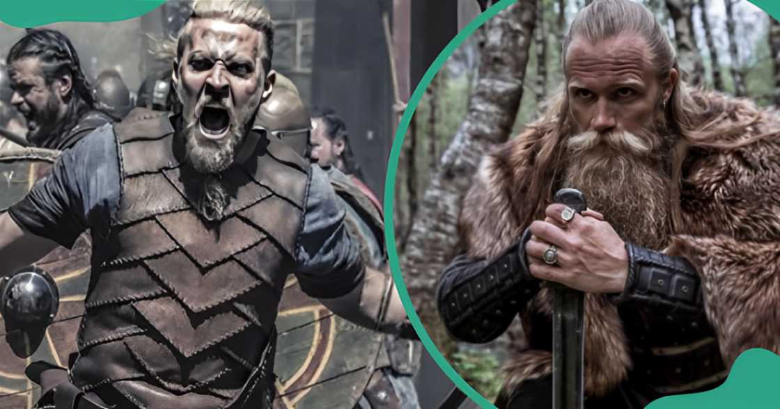 Actor Thomas W. Gabrielsson plays Guthrum on The Last Kingdom. Actor Thomas W. Gabrielsson plays Guthrum on The Last Kingdom.