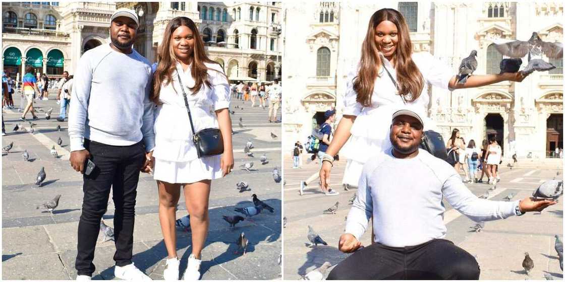 Sandra Iheuwa vacations with hubby in Italy. Sandra Iheuwa vacations with hubby in Italy.