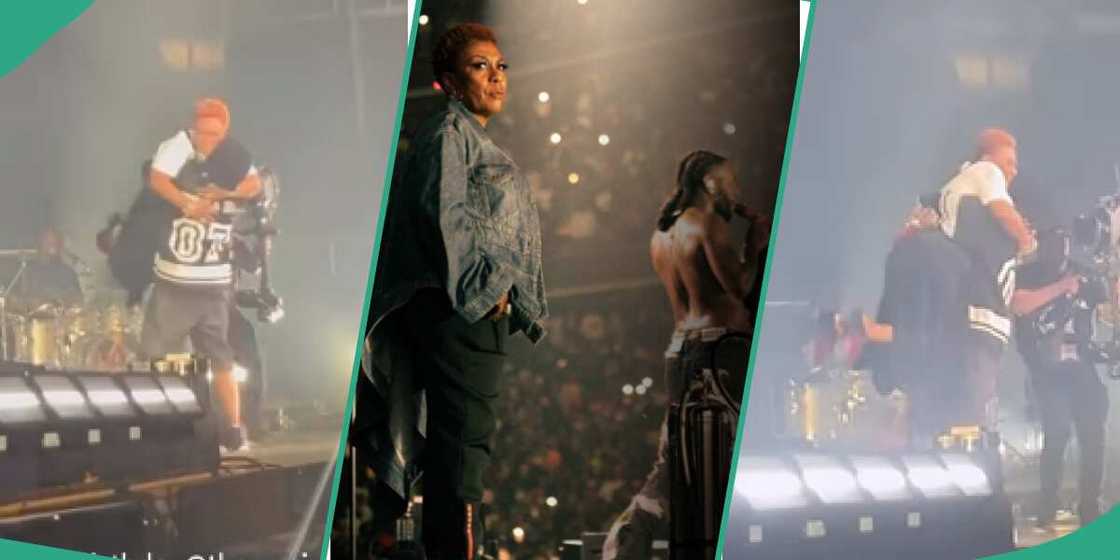 Burna Boy's celebrates mother's birthday. Burna Boy's celebrates mother's birthday.