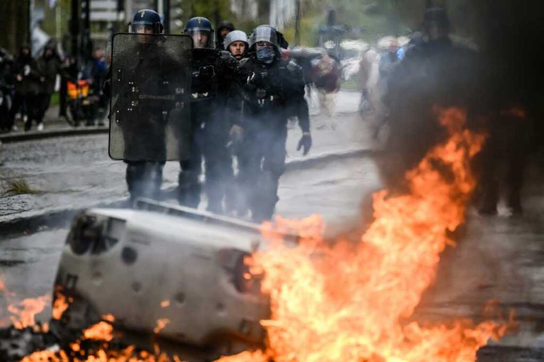 Some of the protests since mid-January have turned violent Some of the protests since mid-January have turned violent