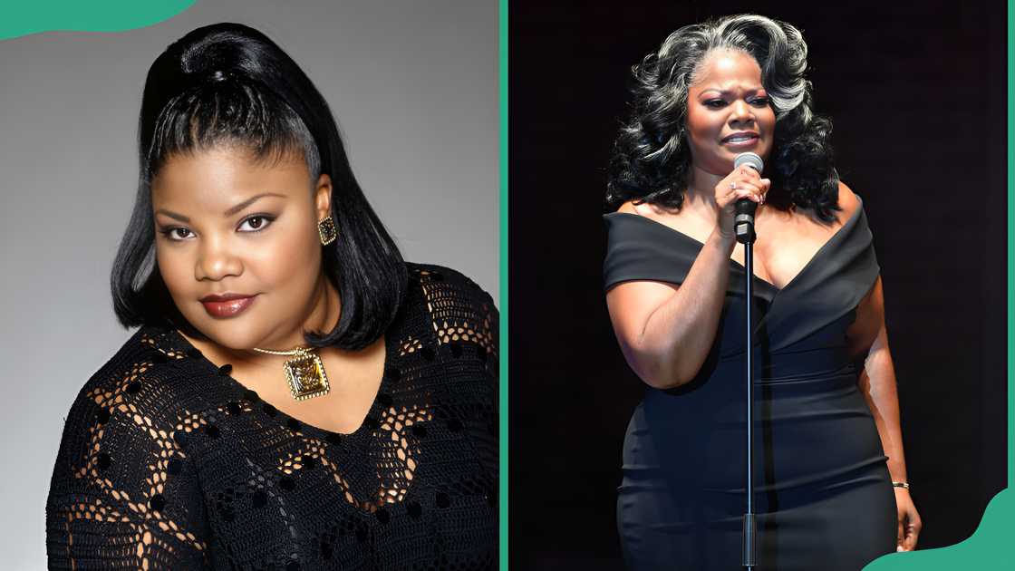 Promotional photos of Mo'Nique as Nikki Parker and the actress in Stockbridge