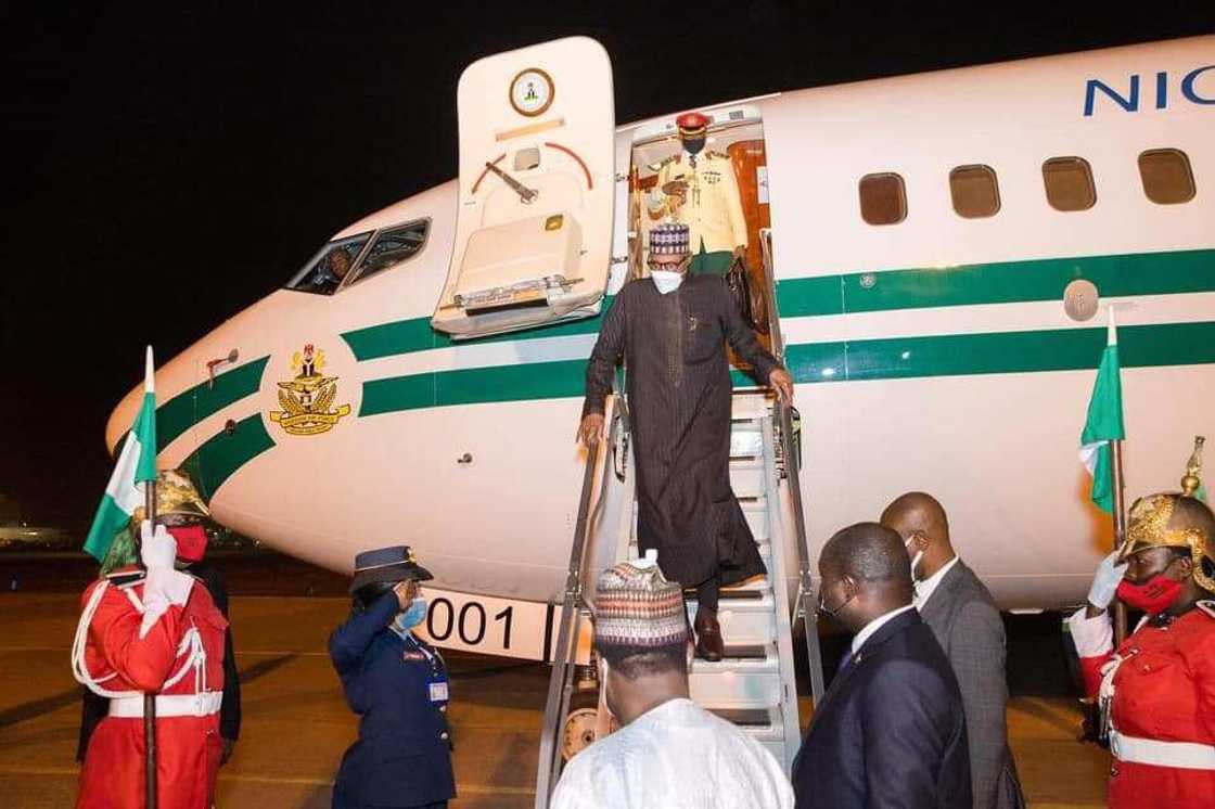 Buhari ya dawo daga Landon