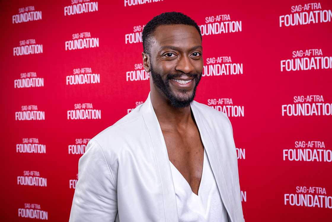 Actor Aldis Hodge in Los Angeles, California. Actor Aldis Hodge in Los Angeles, California.