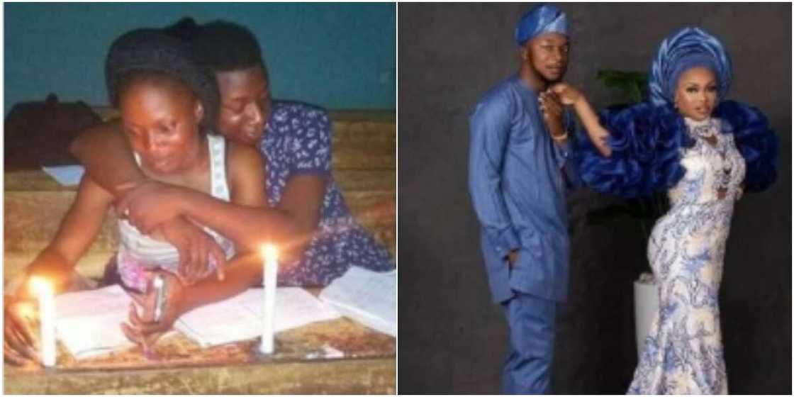 The couple warmed hearts online The couple warmed hearts online