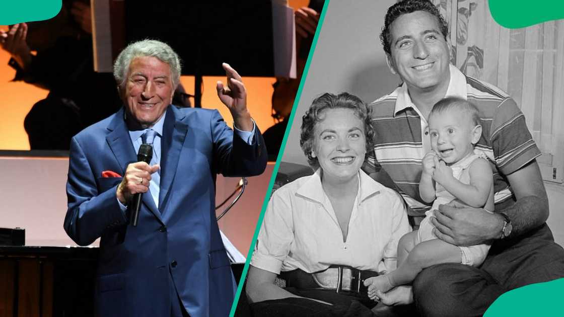 Tony Bennett at the 2015 Clinton Global Citizen Awards (L). The actor with Patricia Beech and D'Andrea (R). Tony Bennett at the 2015 Clinton Global Citizen Awards (L). The actor with Patricia Beech and D'Andrea (R).