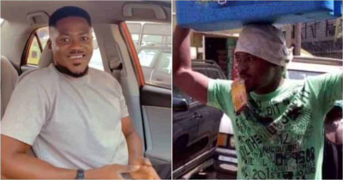 Ghanaian man's before and after photos Ghanaian man's before and after photos