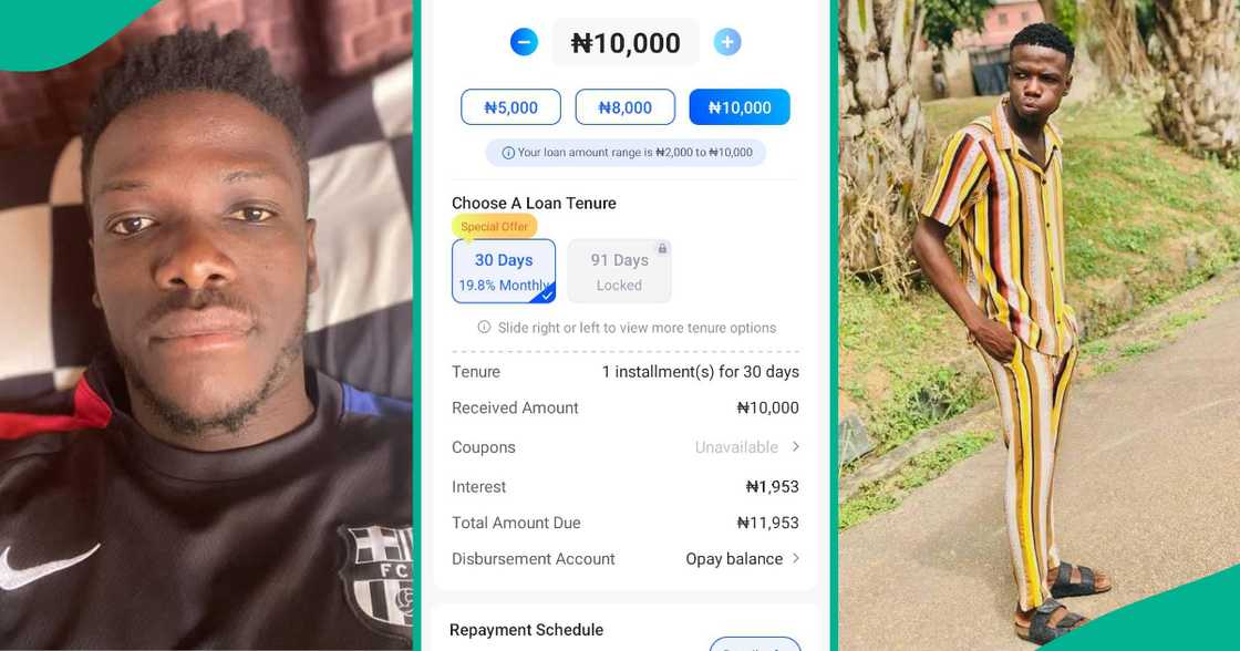 Young man shares unexpected outcome after playfully taking N10k from loan app. Young man shares unexpected outcome after playfully taking N10k from loan app.