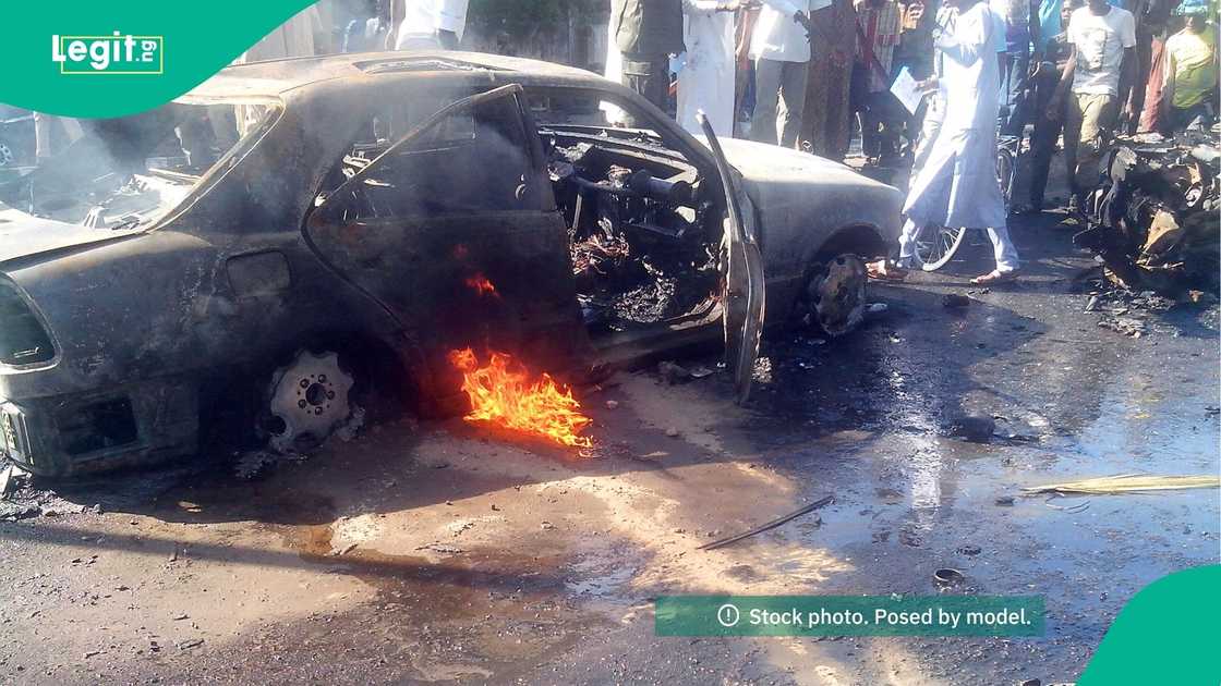 Residents fear for safety after vehicle explosion kills one in Kwara community.