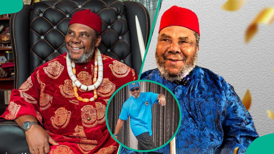 Pete Edochie shares his ranking in Nollywood, dares colleagues