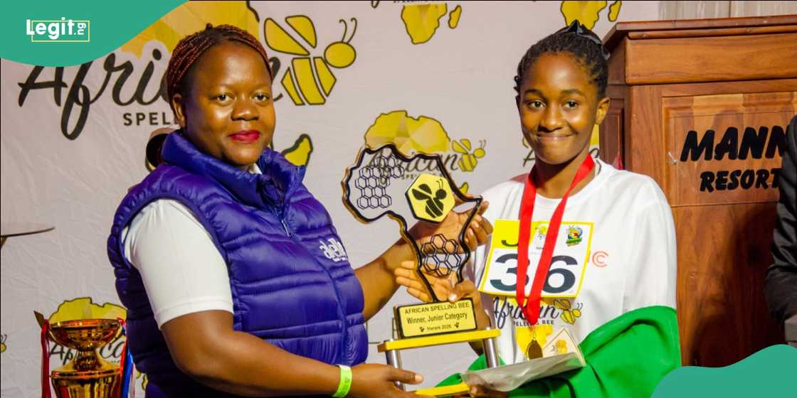 A 14-year-old Nigerian student won the Junior category at the African Spelling Bee.