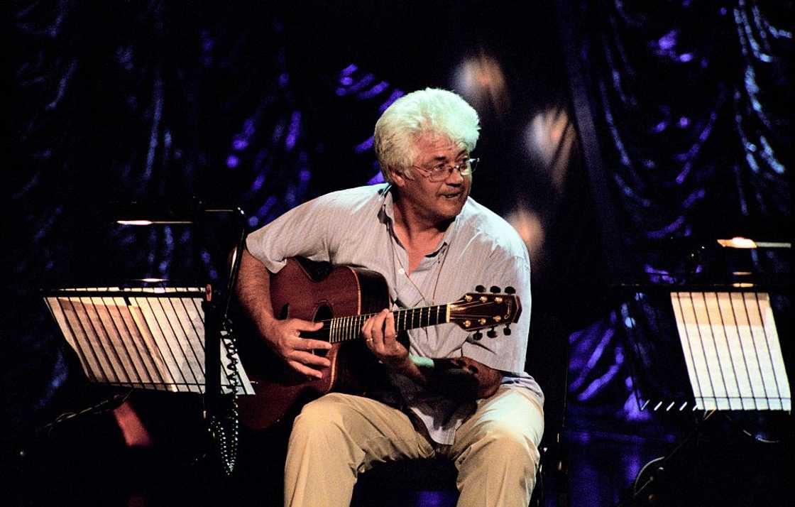 Larry Coryell performs at the Brecon Jazz Festival