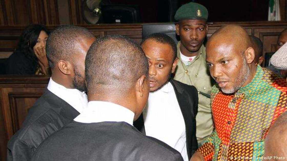 Nnamdi Kanu da Lauyoyi Nnamdi Kanu da Lauyoyi
