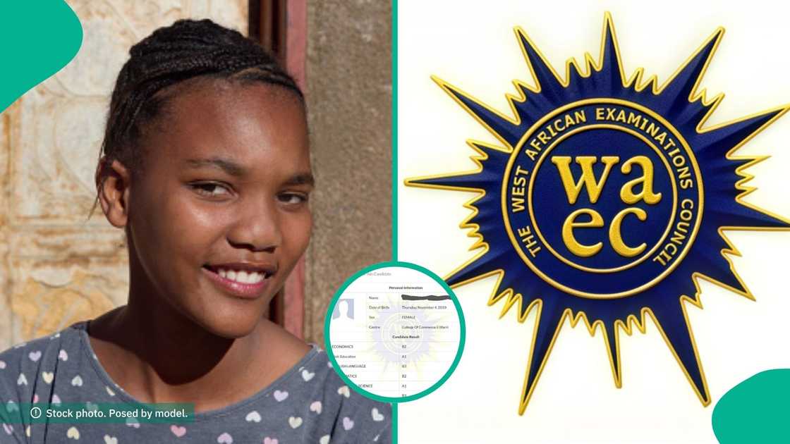16-year-old SS2 girl takes 2026 WAEC as a self-test, result attracts attention online