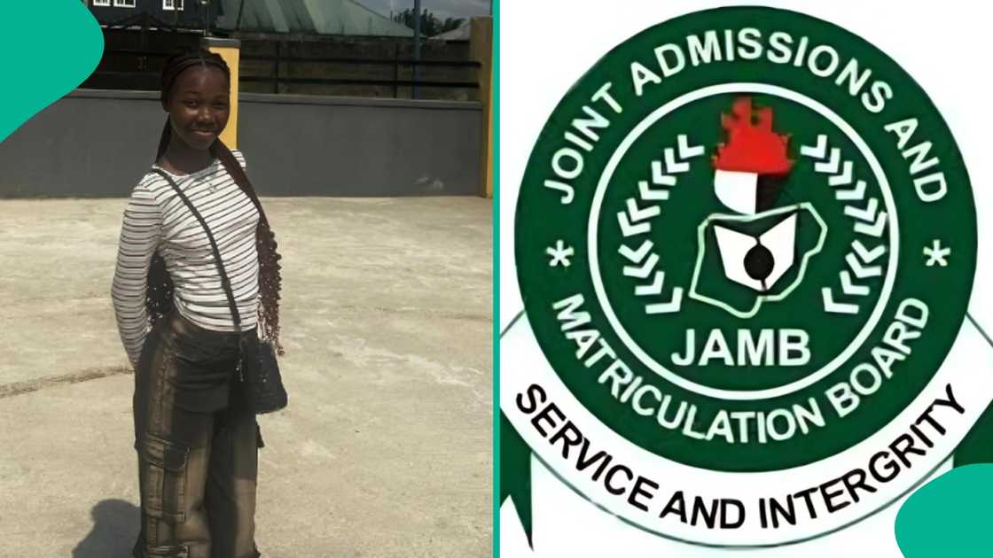 Nigerian student celebrates high UTME 2026 result of 301 on TikTok, showing JAMB score breakdown in English, Physics, Biology, and Chemistry. Nigerian student celebrates high UTME 2026 result of 301 on TikTok, showing JAMB score breakdown in English, Physics, Biology, and Chemistry.