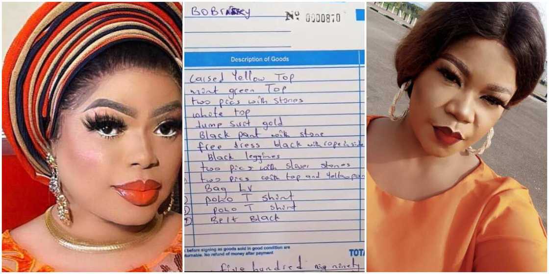 Bobrisky and Gift Anumba Bobrisky and Gift Anumba