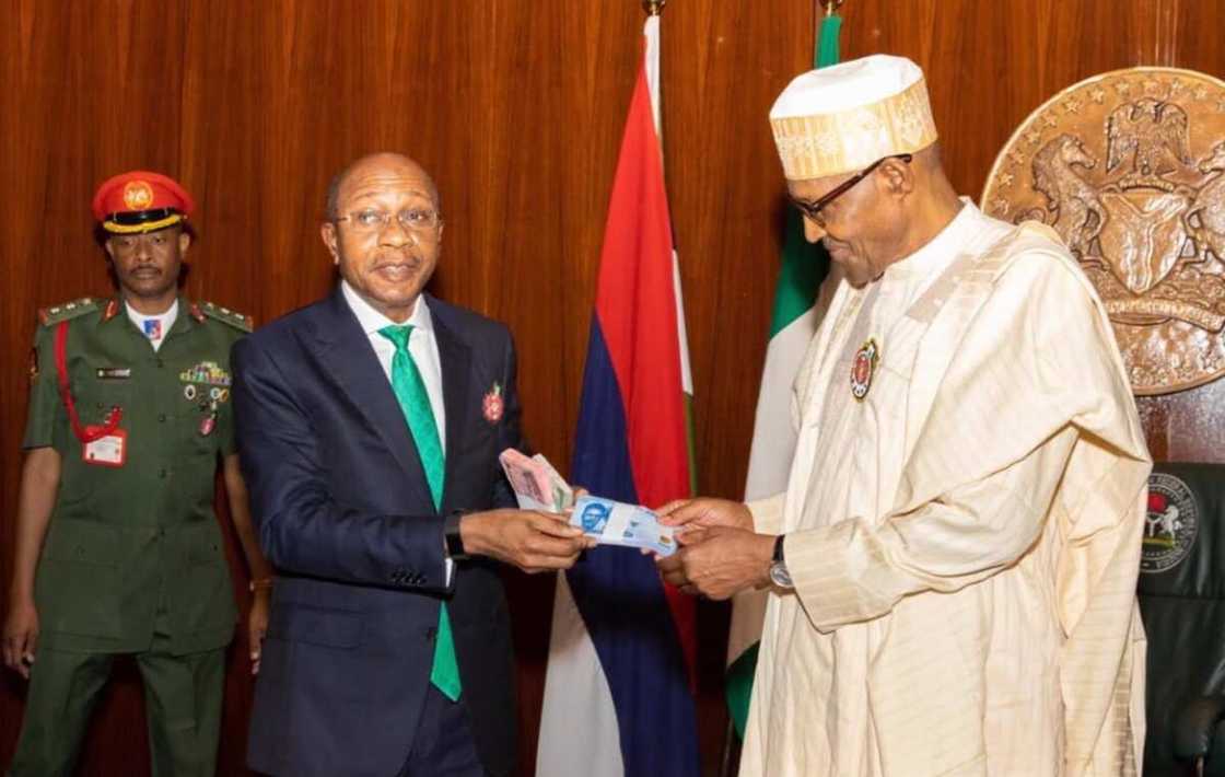 Buhari da Emefiele Buhari da Emefiele