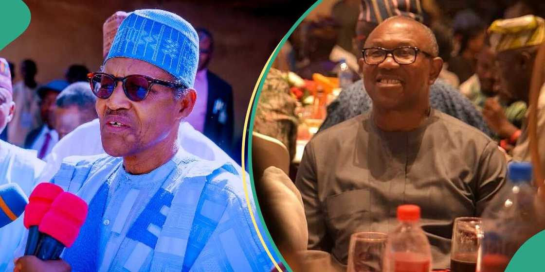 Peter Obi has been compared to former President Muhammadu Buhari in the way they both pursued their presidential ambition and he was urged to return to the PDP. Peter Obi has been compared to former President Muhammadu Buhari in the way they both pursued their presidential ambition and he was urged to return to the PDP.