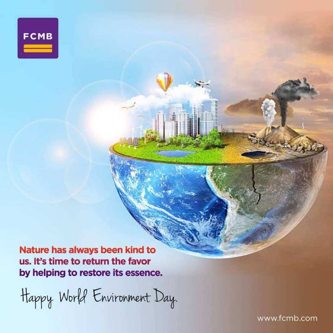 World Environment Day - FCMB Restates Commitment to Environmental Sustainability World Environment Day - FCMB Restates Commitment to Environmental Sustainability