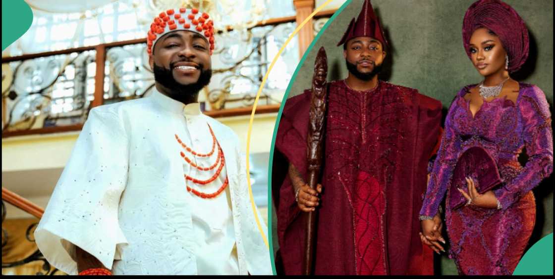 Davido and Chioma at their traditional wedding Davido and Chioma at their traditional wedding