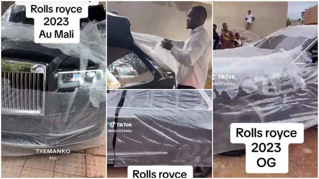Rolls Royce Cullinan/Man showed off tear rubber car. Rolls Royce Cullinan/Man showed off tear rubber car.