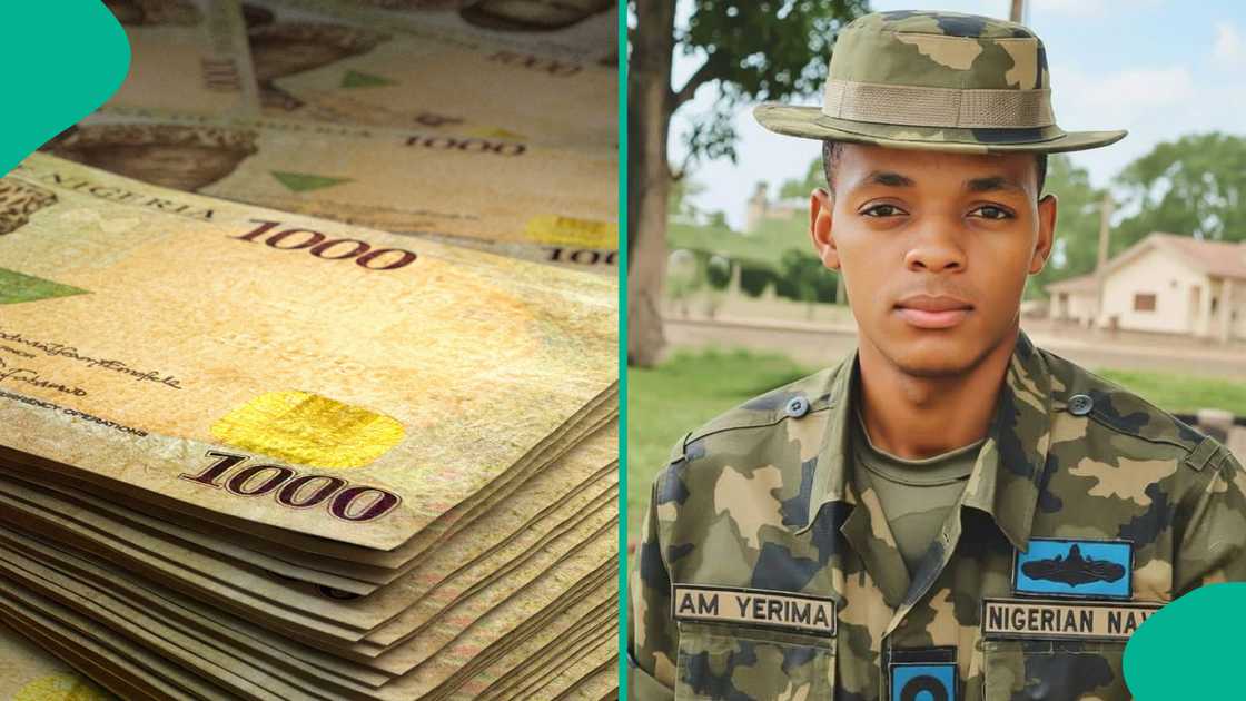 Nigerian Navy salary structure revealed, from admiral to mid-shipman ranks.