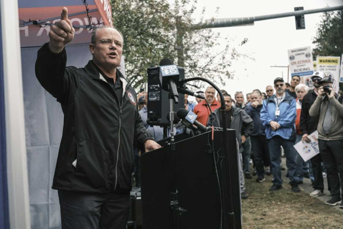 IAM International president Brian Bryant, who addressed striking Boeing workers last week, said the union would review the latest offer IAM International president Brian Bryant, who addressed striking Boeing workers last week, said the union would review the latest offer