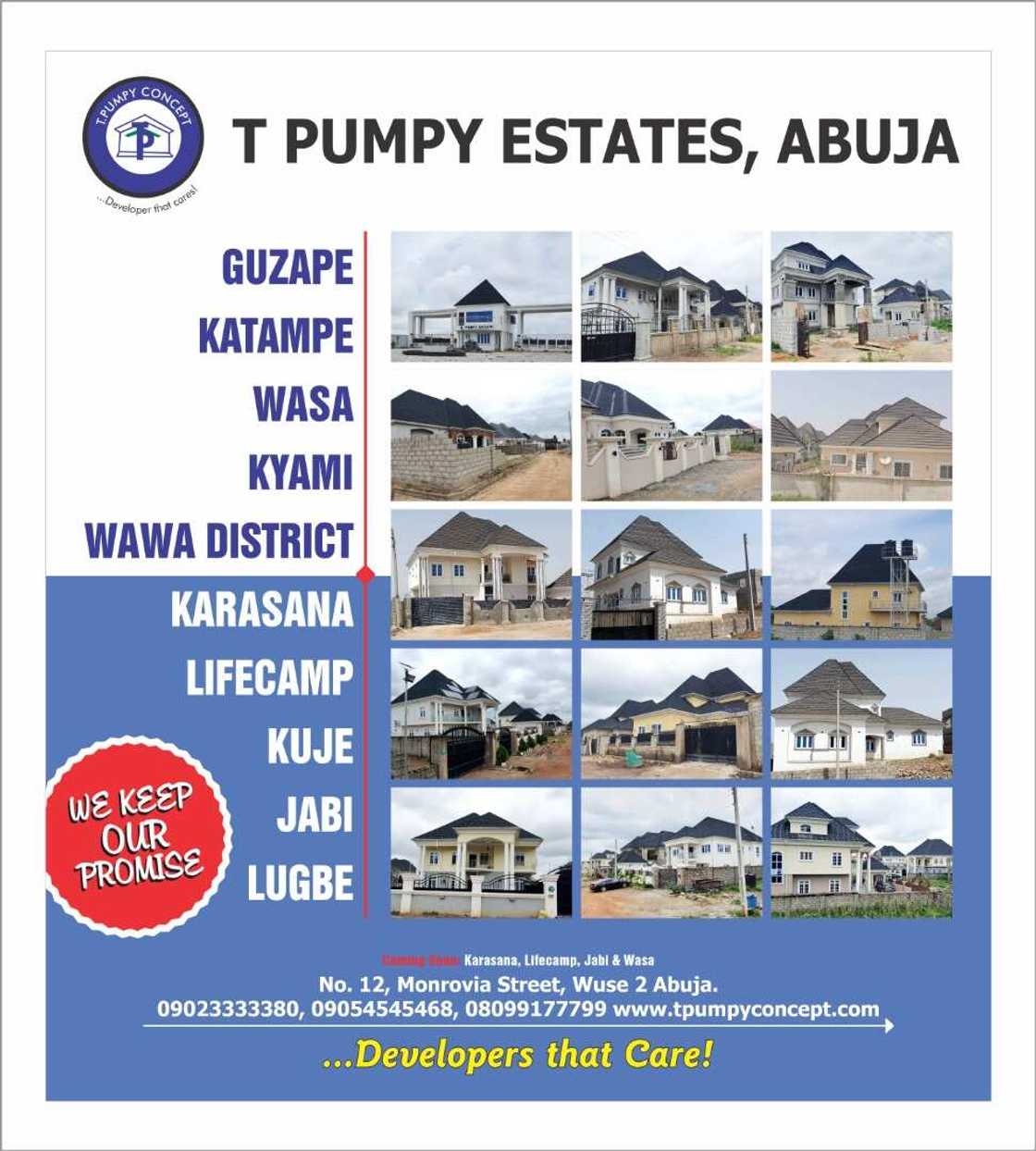 Abuja Estates land with C-of-O now as low as N540k as T Pumpy announces 40% discount Abuja Estates land with C-of-O now as low as N540k as T Pumpy announces 40% discount