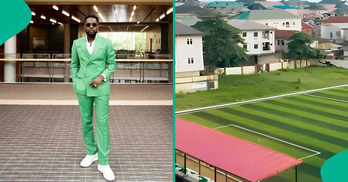 Patoranking builds stadium for his people in Lagos Patoranking builds stadium for his people in Lagos