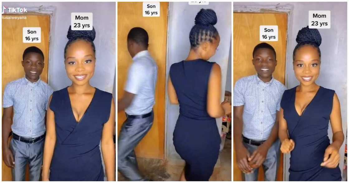 23-year-old lady, 16-year-old boy, adopted boy, lady, mum and son dance video 23-year-old lady, 16-year-old boy, adopted boy, lady, mum and son dance video
