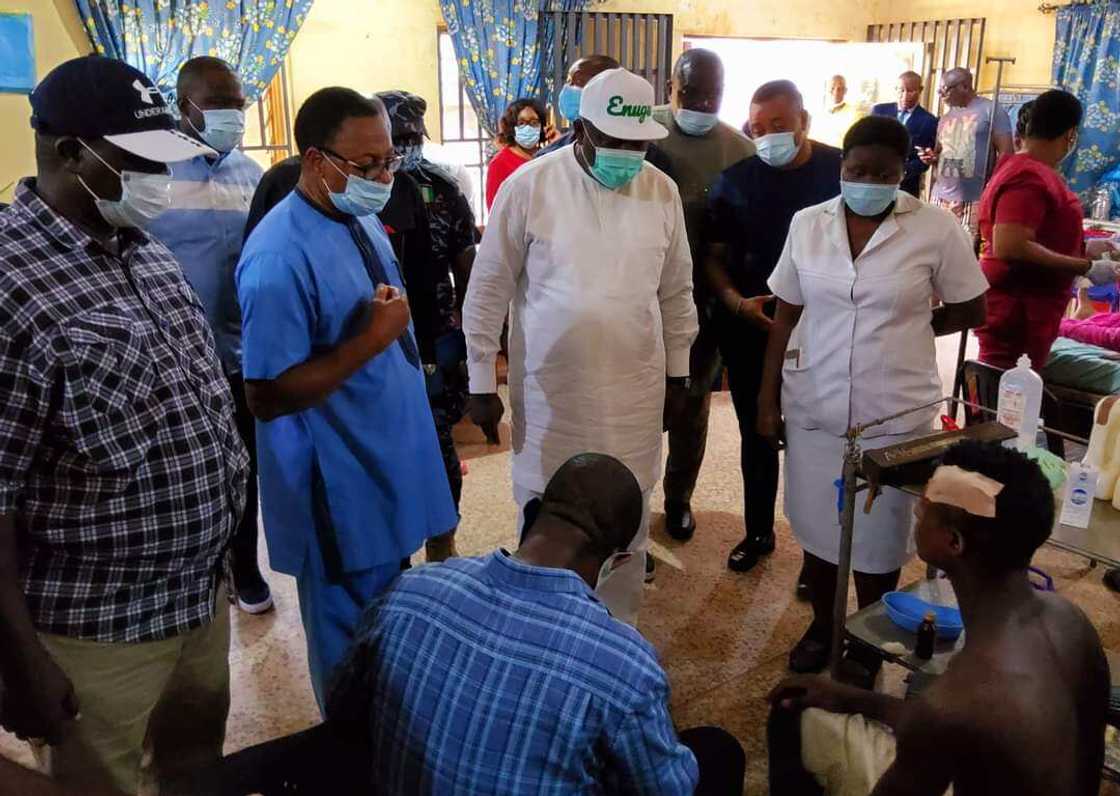 Enugu Cop’s Misuse Fire Arms: Gov Ugwuanyi Visits Hospitalized Victims