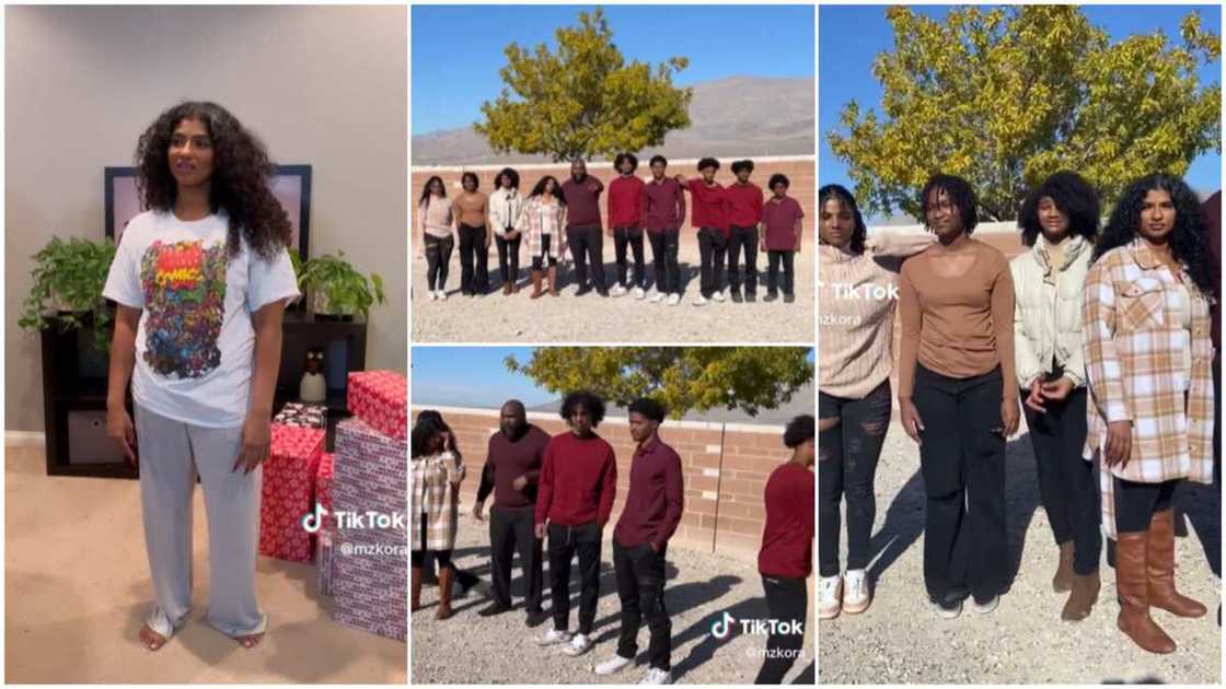 Large family goals/mother of 9 kids with a perfect body shape. Large family goals/mother of 9 kids with a perfect body shape.