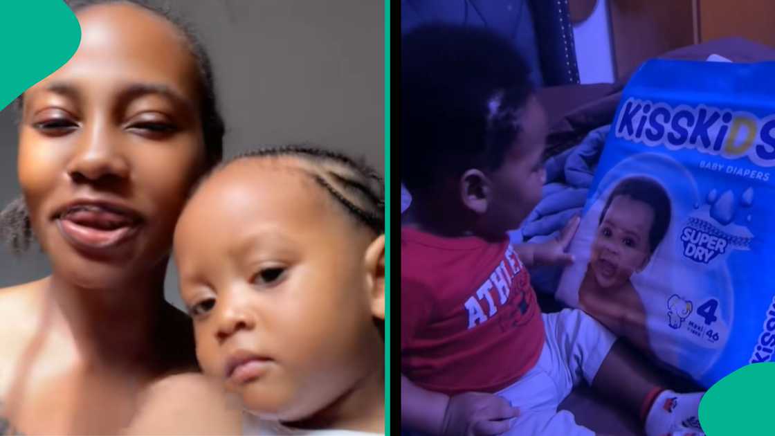 Baby's reaction to photo of another baby goes viral. Baby's reaction to photo of another baby goes viral.