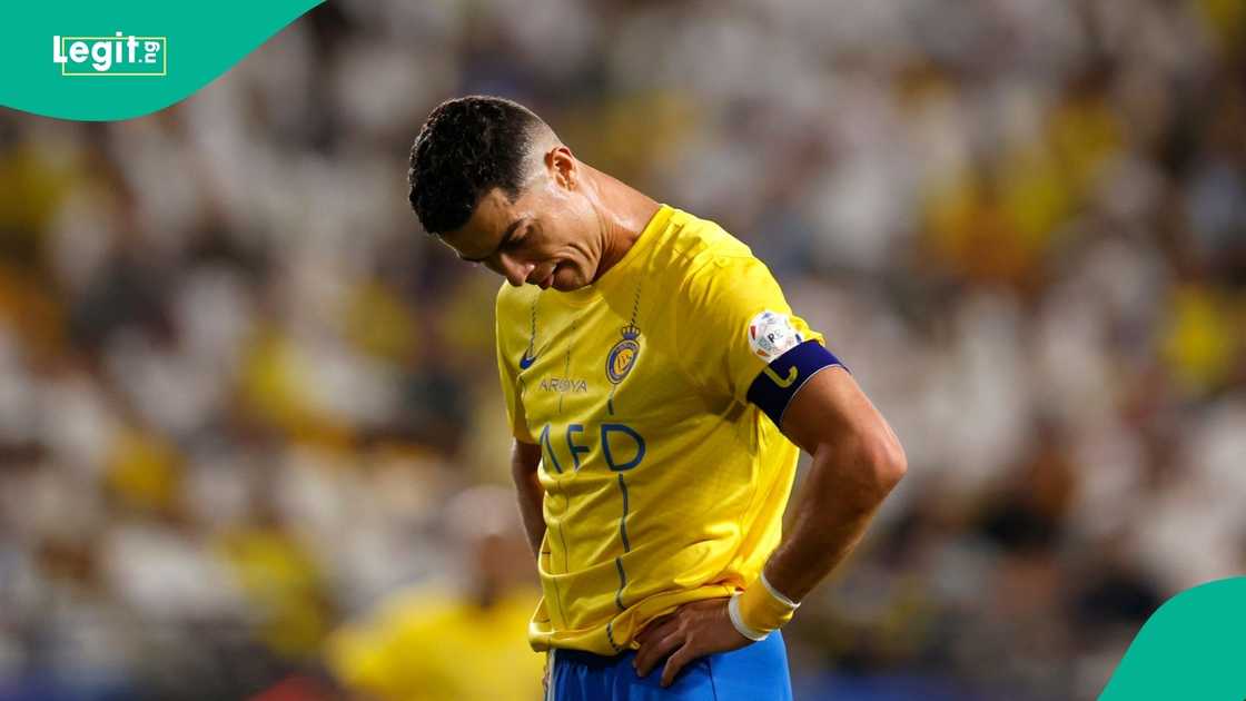 Portugal, Cristiano Ronaldo, Saudi Pro League, Al-Nassr, Abha, King Saud University Stadium, in Riyadh, Saudi Arabia. Portugal, Cristiano Ronaldo, Saudi Pro League, Al-Nassr, Abha, King Saud University Stadium, in Riyadh, Saudi Arabia.