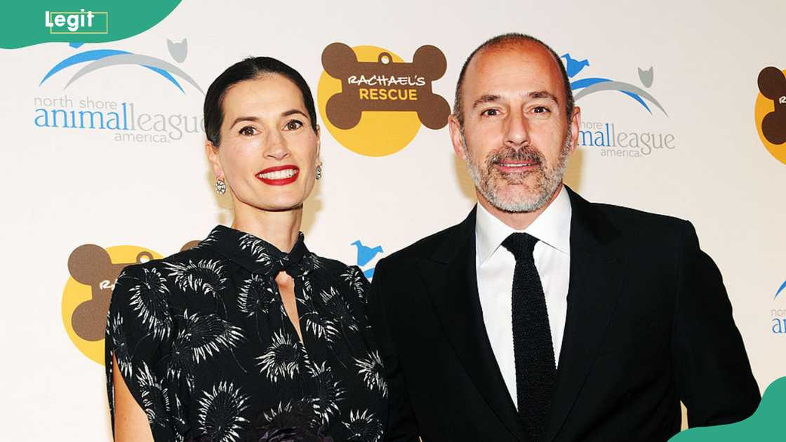Annette Roque and Matt Lauer at The Waldorf=Astoria