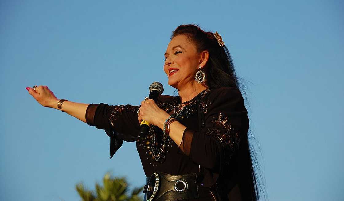 Crystal Gayle at The Empire Polo Club in Indio, California. Crystal Gayle at The Empire Polo Club in Indio, California.