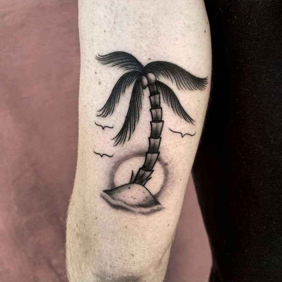 palm tree tattoo palm tree tattoo