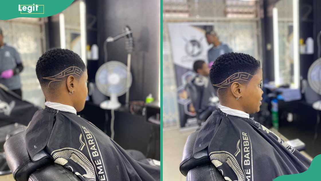 Intricate haircut design Intricate haircut design