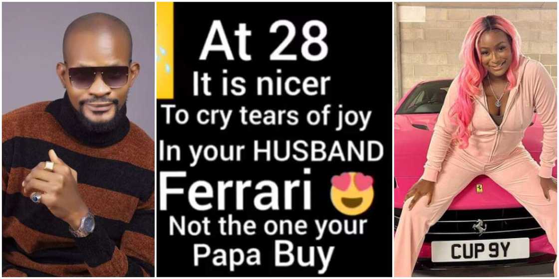 Uche Maduagwu and DJ Cuppy. Uche Maduagwu and DJ Cuppy.