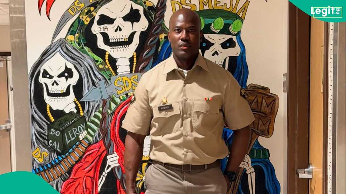 Nollywood actor Joseph Momodu achieves U.S. Army specialist status after completing Basic Combat Training and Advanced Individual Training