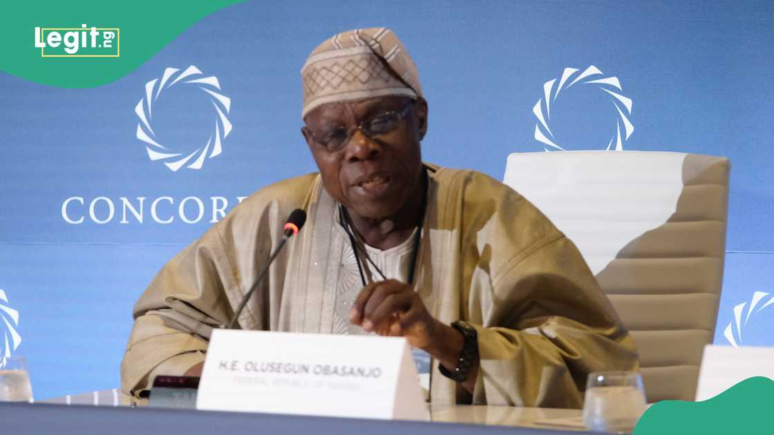 Former President Olusegun Obasanjo addresses rumoured third term ambition Former President Olusegun Obasanjo addresses rumoured third term ambition