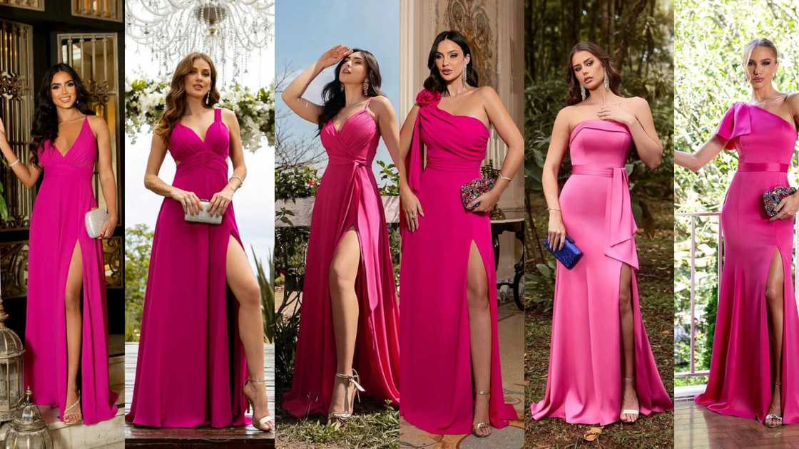 Hot pink dresses Hot pink dresses