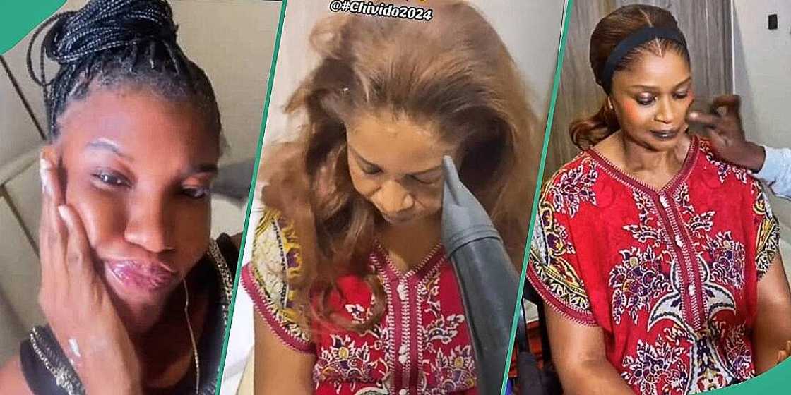Talented stylist shares cute video of Chioma Adeleke's mother Talented stylist shares cute video of Chioma Adeleke's mother