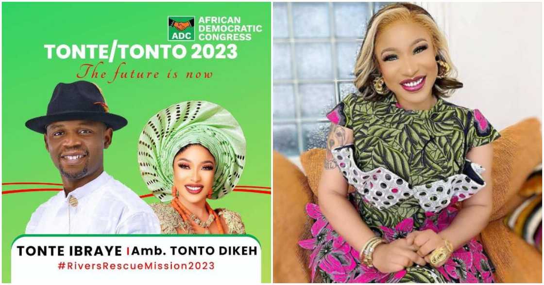 Tonto Dikeh and running mate Tonto Ibraye