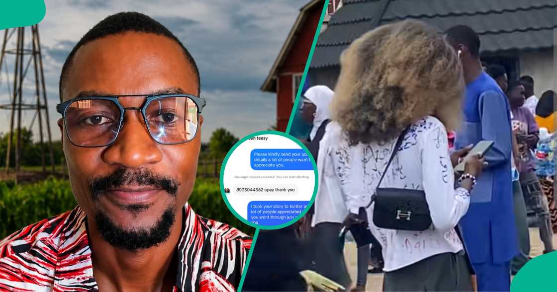 Man posts chat with a graduate who went viral for her wig.