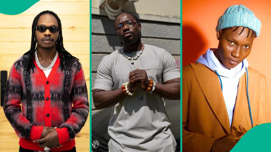 Verydarkman hangs out with Naira Marley and Zinoleesky in a club