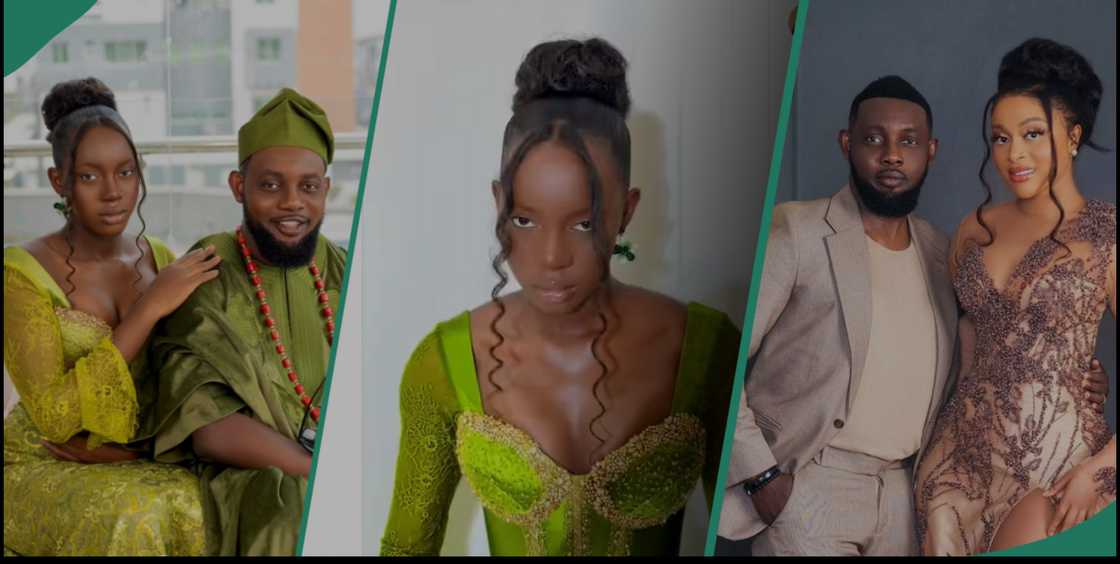 AY Makun and daughter Michelle, AY Makun's daughter Michelle, AY Makun and wife Mabelle AY Makun and daughter Michelle, AY Makun's daughter Michelle, AY Makun and wife Mabelle