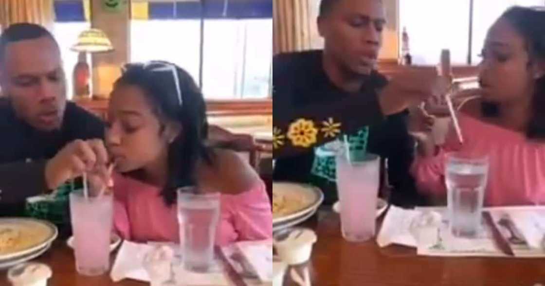 Bidiyon saurayi yana hana budurwa satar ruwan lemunsa a wurin cin abinci Bidiyon saurayi yana hana budurwa satar ruwan lemunsa a wurin cin abinci