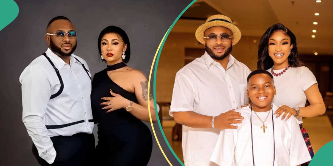 Olakunle Churchill finally speaks on viral billboard featuring him, Tonto Dikeh, and their son Olakunle Churchill finally speaks on viral billboard featuring him, Tonto Dikeh, and their son