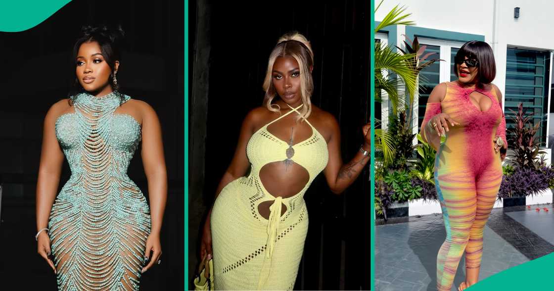 Veekee James, Khloe, Uche Ogbodo and 3 other female celebrities with the best BBLs in town. Veekee James, Khloe, Uche Ogbodo and 3 other female celebrities with the best BBLs in town.